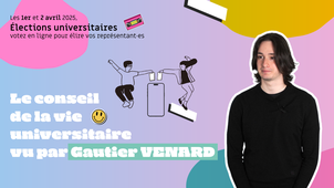 Parole d'élu·es #5 avec Gautier Venard, élu au conseil de la vie universitaire