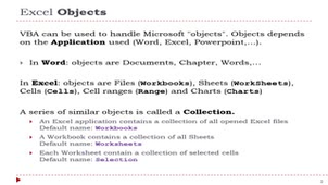 VBA Part 3-Handling Excel Objects