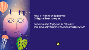 Les Nuits de la lecture 2021 : Grégory Brunsperge, peintre