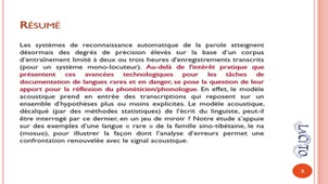 Analyse d'erreurs de transcriptions phonémiques automatiques d'une langue « rare » : le na (mosuo)