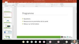 Classe virtuelle de rentrée UE CSB