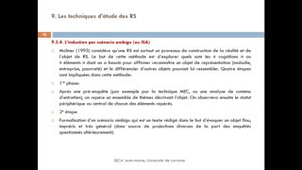 Sociologie des représentations: Séance 4 (deux heures) (Prof. J.-M. Seca)