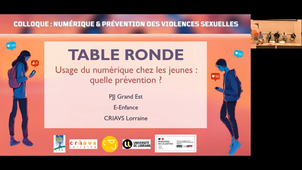 Table ronde : usage du numérique chez les jeunes, quelle prévention ?