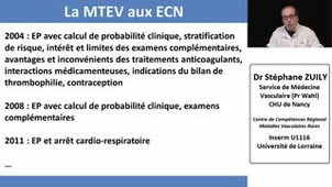 ECN 224 - La maladie thrombo-embolique veineuse (MTEV)