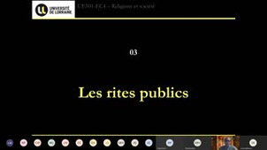 UE705 - 03 - Les rites publics