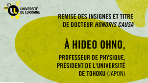 Doctor Honoris Causa ceremony for the professor Hideo Ohno