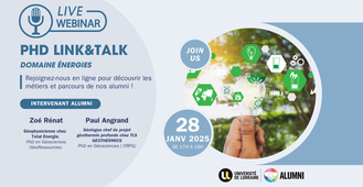 Webinaire PhD Link & Talk - Domaine de l'énergie