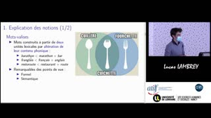 Génération automatique de mots-valises: approche distributionnelle de la classification sémantique de construits par Lucas LAMBREY