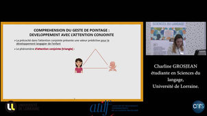 L’impact du Bébé Signe sur la communication pré-linguistique de l’enfant : Le pointage Charline GROSJEAN