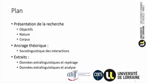 Anouchka DIVOUX : 'Analyser les interactions verbales en situation de travail : l'exemple du questionnement en réunion'