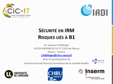 Sécurité en IRM - Risques liés à B1