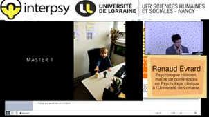 Présentation du Parcours de Psychologie et Psychopathologie cliniques (Renaud Evrard et Philippe Rebstock)