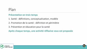 Promotion de la santé : définition et périmètre