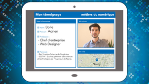 Adrien Bolle, webdesigner et chef d'entreprise