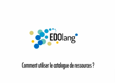 Tuto 7 - Comment utiliser le catalogue de ressources ?