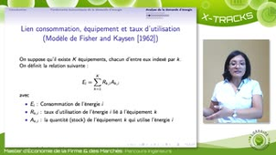 Economie de l'énergie - 1.5 Analyse de la demande d'énergie - Analyse économétrique
