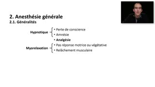 Partie 2 - Anesthésie générale - F. Dupuis