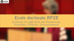 Cérémonie de rentrée solennelle de l'Université de Lorraine 2014 - Ecole doctorale RP2E