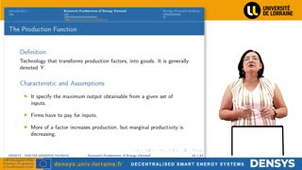 2.5 Economic Fundaments- The Production Function