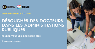 [Webconf alumni docteurs] débouchés des docteurs dans les administrations publiques
