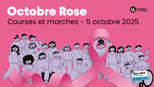 Une mobilisation réussie des personnels et étudiant.es aux marches et courses Octobre Rose du 5 octobre