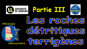 III)  Les roches détritiques terrigènes - Yann Hautevelle