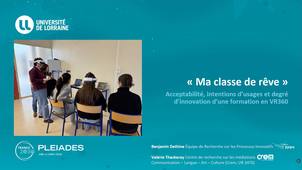 Résultats de l'expérimentation de la ressource : Ma Classe de Rêve - Maud CIEKANSKI