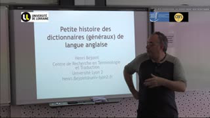 [Séminaire ATILF] Henri Béjoint : Petite histoire des dictionnaires généraux de langue anglaise