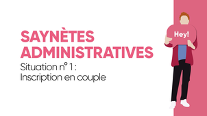 Saynètes administratives - 1-Inscription en couple (sous-titres)