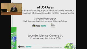 eFLORAsys, plate forme pour l'évaluation agronomique et environnementale des prairies - Sylvain Plantureux