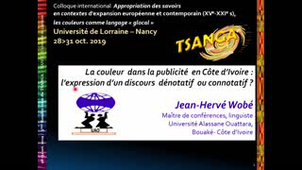 17 La couleur dans la publicité en Côte d'Ivoire- l'expression d'un discours dénotatif ou connotatif - Jean-Hervé WOBE
