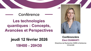 Les technologies quantiques : Concepts, Avancées et Perspectives - Eleni Diamanti