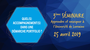 Clip - 3ème édition du séminaire Apprendre et Enseigner à l'Université de Lorraine