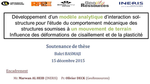Soutenance de thèse Bakri BASMAJI