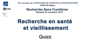 Recherche en santé et en vieillissement : Quizz