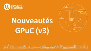 Nouveautés GPuC (v3 du logiciel)