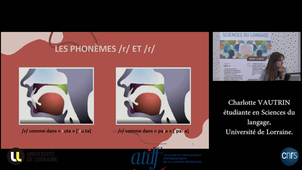 Acquisition des phonèmes /r/ et /ɾ/ espagnols chez les apprenants francophones : Charlotte VAUTRIN