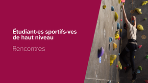 Reportage - À la rencontre d'Étudiant·es Sportifs·ves de Haut Niveau