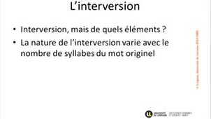 Morphophonologie-Séance 7-UE 803 SDL -Chapitre3