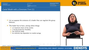 4.13 Influence of the International Markets- Analysis of Oil Price - Cartels with a Dominant Frim