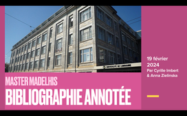 Exercice – bibliographies annotées – regroupement Madelhis, 19 fév 2024