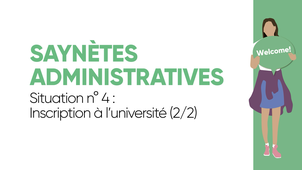 Saynètes administratives - 4- Inscription à l'université (Part 2/2) - Sous-titres