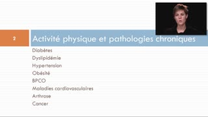 Activité physique et pathologies chroniques - Aurélie Van Hoye