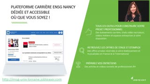 Présentation du Career Center ENSG