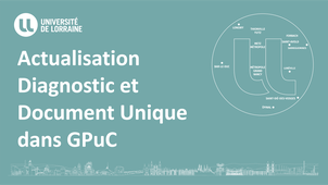 Actualisation du Diagnostic et du Document Unique dans GPuC
