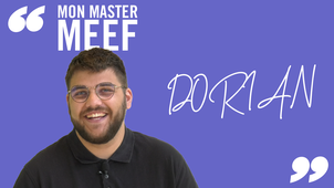 Mon Master MEEF - Dorian, étudiant en Master MEEF Sciences et Techniques Médico-Sociales