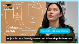 Témoignage d'Andréa, étudiante en L2 de Droit à Nancy !