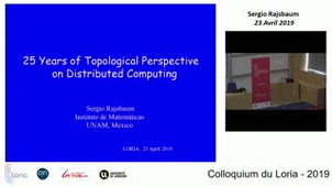 Sergio Rajsbaum :An elementary introduction to the combinatorial topology approach to distributed computing
