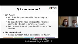 Une Association étudiante à votre service / International student union - Nancy