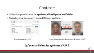 ETeRNAL - Garnerin - Pratiques d'évaluation en ASR et biais de performance